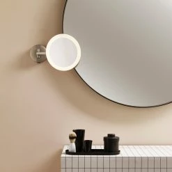 Cheapest ❤️ Astro Lighting Astro Mascali Round LED, Bathroom Magnifying Mirror, Polished Chrome ✔️ -bathroom mirrors Shop 04d107fe01846682 5521 w800 h800 b0 p0