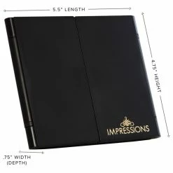 Flash Sale 💯 Impressions Vanity Company Nova Wireless LED Trifold Compact Mirror, Built-In LED, Black 🎁 -bathroom mirrors Shop 04f186e60f176a08 7476 w800 h800 b1 p0