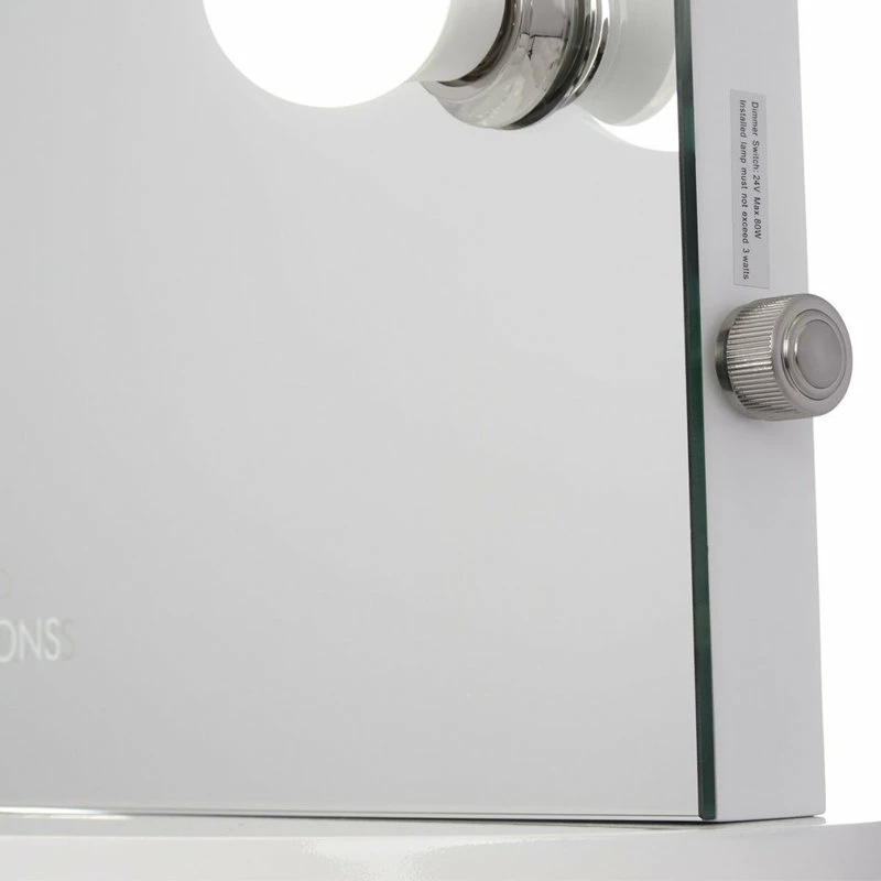 Coupon ⌛ Impressions Vanity Company Hollywood Premiere Slim Vanity Mirror, White 🎁 3 Coupon ⌛ Impressions Vanity Company Hollywood Premiere Slim Vanity Mirror, White 🎁 - Image 3