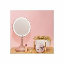 Best Sale 🧨 Impressions Vanity Company Bijou LED Makeup Mirror With Charging Stand And LED Lights, Rose Gold 🎁 -bathroom mirrors Shop 0ec1c8040f1607bd 8479 w800 h800 b0 p0