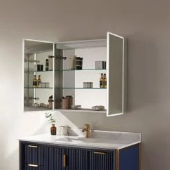Budget 😍 Vinnova 36" Rectangle Frameless Lighted Medicine Cabinet Wall Mounted Mirror 🎁 -bathroom mirrors Shop 1051a2ab01a9c20e 6136 w800 h800 b0 p0