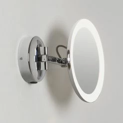 Cheapest ❤️ Astro Lighting Astro Mascali Round LED, Bathroom Magnifying Mirror, Polished Chrome ✔️ -bathroom mirrors Shop 12e10eb10184667f 5521 w800 h800 b0 p0