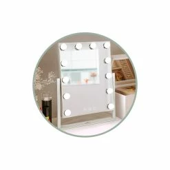 Promo ❤️ Impressions Vanity Company Hollywood Tri-Tone XL Makeup Mirror, Rose Gold 🎁 -bathroom mirrors Shop 14d11bd6012417c5 8233 w800 h800 b1 p0