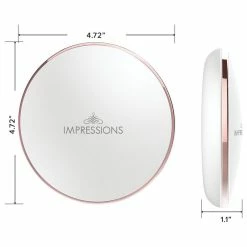 Cheap ❤️ Impressions Vanity Company Coco Led Compact Mirror 😀 -bathroom mirrors Shop 1781922a012eb8e0 7417 w800 h800 b1 p0