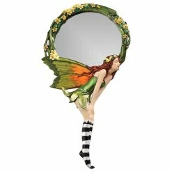 Flash Sale 😍 Design Toscano Lochloy House Fairy Hand Mirror ⌛