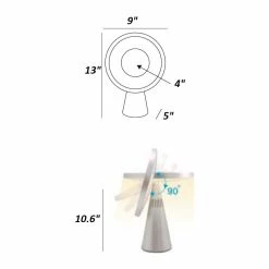 Best Pirce ⭐ Manillons Torrent Table And Handheld Makeup LED Mirror, 7X Magnification Makeup Mirror ⭐ -bathroom mirrors Shop 18b1c1160300e87f 1329 w800 h800 b1 p0