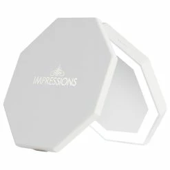 Deals ๐ Impressions Vanity Company Cosmic Wireless LED Compact Mirror, Adjustable Brightness, White ๐
