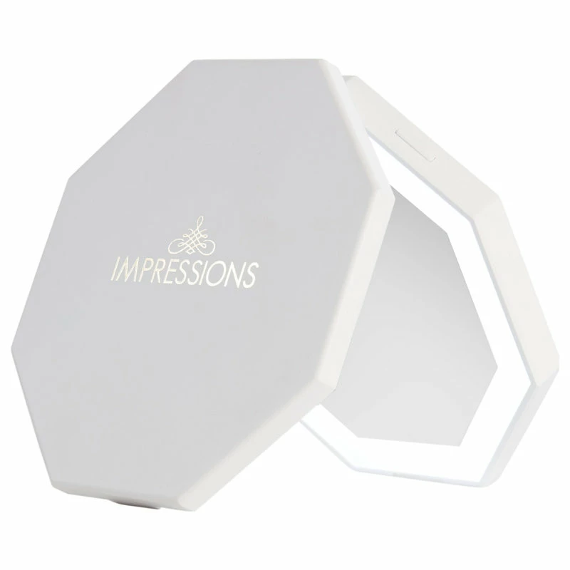 Deals ๐ Impressions Vanity Company Cosmic Wireless LED Compact Mirror, Adjustable Brightness, White ๐ 1 Deals ๐ Impressions Vanity Company Cosmic Wireless LED Compact Mirror, Adjustable Brightness, White ๐