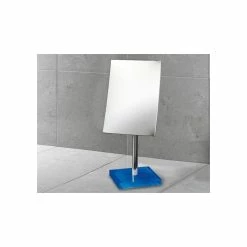 Best deal 👍 Nameeks Square Magnifying Mirror With Blue Base 😍 -bathroom mirrors Shop 1de163e70357c389 6524 w800 h800 b0 p0