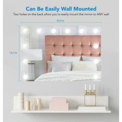 Cheapest 😍 Inspired Home Abdirahman Mirror, LED Bulbs, Color Modes, 20.4Lx4.7Wx16.7H 🎉 -bathroom mirrors Shop 1de1f30b020ec8d7 0633 w800 h800 b0 p0