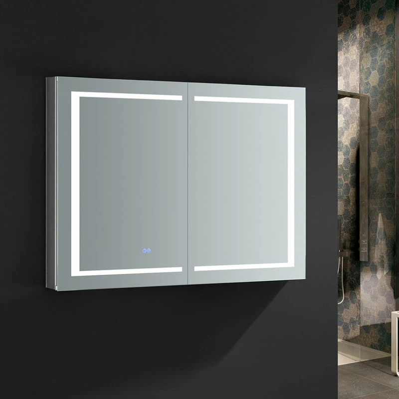 Deals โ Fresca Spazio Bathroom Medicine Cabinet With LED Lighting And Defogger, 48"x36" ๐ 2 Deals โ Fresca Spazio Bathroom Medicine Cabinet With LED Lighting And Defogger, 48"x36" ๐ - Image 2