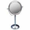 Cheap 🔔 Renovators Supply Manufacturing Table Makeup Mirror Chrome Brass Swivel Magnifying Two Sided | 🛒