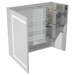 Coupon 🎁 Wellfor Group LLC Recessed/Surface LED Light Mirror Medicine Cabinet Defogger, 30"x30" Double Doors 👍 21 Coupon 🎁 Wellfor Group LLC Recessed/Surface LED Light Mirror Medicine Cabinet Defogger, 30"x30" Double Doors 👍 -bathroom mirrors Shop 28315ff402d8be31 4609 w800 h800 b1 p0