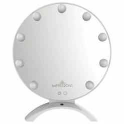 Flash Sale ✔️ Impressions Vanity Company Hollywood Soleil Duo-Tone Led Makeup Mirror With UV Gel Curing Lamp 🧨
