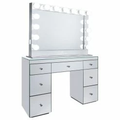 Deals 💯 Impressions Vanity Company Hollywood Reflection Pro Vanity Mirror, Silver, Non-Bluetooth, Clear Led Globe B 🤩 -bathroom mirrors Shop 31f13239001b4773 0060 w800 h800 b1 p0