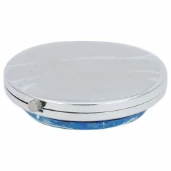 Top 10 🌟 GlassOfVenice Murano Glass Millefiori Folding Compact Mirror - Aqua Silver 😍 -bathroom mirrors Shop 34e145300751c91d 4689 w800 h800 b1 p0