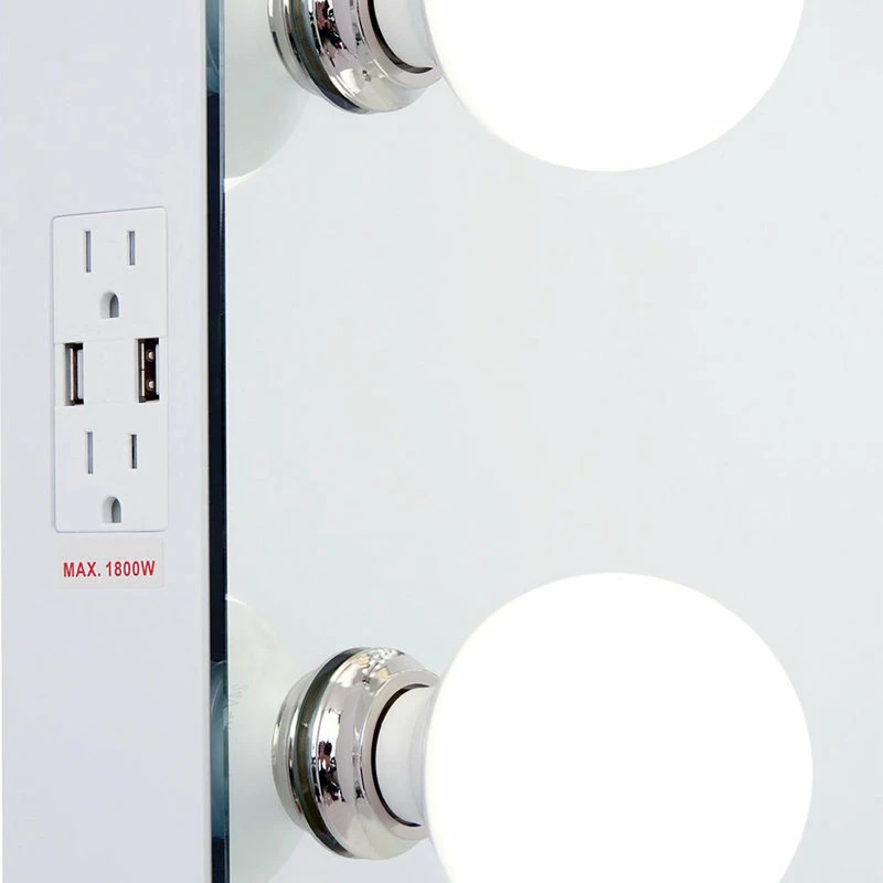 Brand new ❤️ Impressions Vanity Company Hollywood Premiere Pro Max Vanity Mirror With Bluetooth, White 🥰 4 Brand new ❤️ Impressions Vanity Company Hollywood Premiere Pro Max Vanity Mirror With Bluetooth, White 🥰 - Image 4