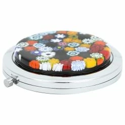 Best Sale 🔔 GlassOfVenice Murano Glass Millefiori Folding Compact Mirror - Multicolor 🛒 -bathroom mirrors Shop 3d5170fa0751c92e 4689 w800 h800 b1 p0