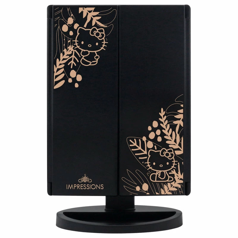 Cheap ๐ Impressions Vanity Company Hello Kitty Trifold LED Tri-Tone Makeup Mirror With Magnification, Black โค๏ธ 1 Cheap ๐ Impressions Vanity Company Hello Kitty Trifold LED Tri-Tone Makeup Mirror With Magnification, Black โค๏ธ