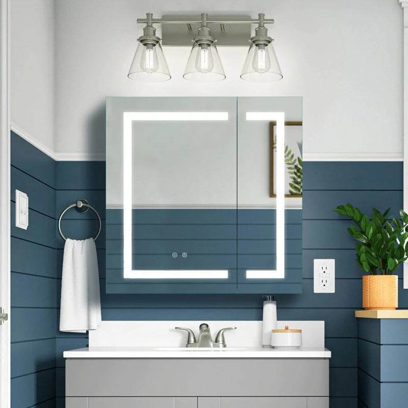 Coupon 🎁 Wellfor Group LLC Recessed/Surface LED Light Mirror Medicine Cabinet Defogger, 30"x30" Double Doors 👍 1 Coupon 🎁 Wellfor Group LLC Recessed/Surface LED Light Mirror Medicine Cabinet Defogger, 30"x30" Double Doors 👍