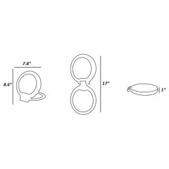 Cheapest 😍 Manillons Torrent Table Multifunction Makeup LED Mirror, 7X Magnification Makeup Mirror 🥰 -bathroom mirrors Shop 41f1f9490300e527 1345 w800 h800 b1 p0