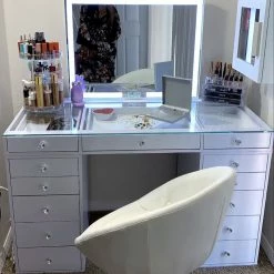 Discount 🤩 Impressions Vanity Company Royale Elegance Wall Mount Makeup Vanity Mirror, Smart Touch Control Mirror ⌛ -bathroom mirrors Shop 43417b17018ac60c 7571 w800 h800 b0 p0