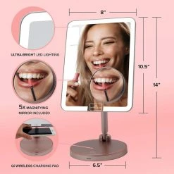 Top 10 ✨ Impressions Vanity Company Royale Petit Makeup Mirror, Smart Touch With LED Lights, Rose Gold 🥰 16 Top 10 ✨ Impressions Vanity Company Royale Petit Makeup Mirror, Smart Touch With LED Lights, Rose Gold 🥰 -bathroom mirrors Shop 4361f7ba0f160df8 5700 w800 h800 b0 p0