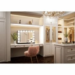Budget 🥰 Keonjinn Hollywood Vanity Mirror, Lights,3 Color Lighting Modes, Memory, Black, 23x18 🎉 -bathroom mirrors Shop 43f1dda3030e2401 3635 w800 h800 b0 p0