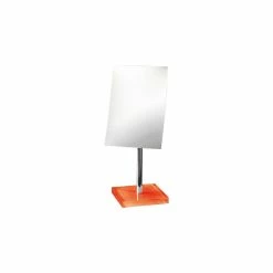 Promo 😉 Nameeks Square Magnifying Mirror With Orange Base 🛒