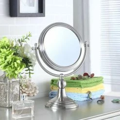 Best deal 🎉 HomeRoots Vintage Rotating Chrome 7X Magnification Vanity Mirror 💯 -bathroom mirrors Shop 4be187f1026c2f49 0872 w800 h800 b0 p0