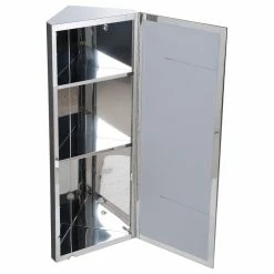 Outlet ⭐ Renovators Supply Manufacturing Corner Wall Mount Medicine Cabinet Stainless Steel Bathroom Cabinet With Mirror ✨ -bathroom mirrors Shop 4d5105b60f3bfc54 9963 w800 h800 b1 p0
