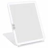 New ❤️ Impressions Vanity Company Fleur Touch Pad Tri-Tone Led Makeup Mirror, White ✔️