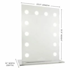 Flash Sale 😍 Impressions Vanity Company Hollywood Mirage II LED Vanity Mirror ⌛ -bathroom mirrors Shop 4ef1983d001c94c6 1107 w800 h800 b1 p0