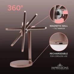 Top 10 ✨ Impressions Vanity Company Royale Petit Makeup Mirror, Smart Touch With LED Lights, Rose Gold 🥰 14 Top 10 ✨ Impressions Vanity Company Royale Petit Makeup Mirror, Smart Touch With LED Lights, Rose Gold 🥰 -bathroom mirrors Shop 4fe134790f160e1f 5700 w800 h800 b0 p0