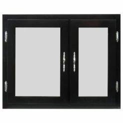 New 🎉 Lux Home Bi-view Double Door Wood Surface Or Recessed Medicine Cabinet 💯