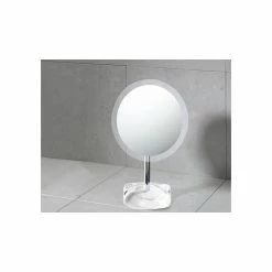 Hot Sale 😍 Nameeks Magnifying Mirror With Round White Colored Base 😉 -bathroom mirrors Shop 5f616d160357cf7b 6553 w800 h800 b0 p0