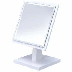 Best reviews of 🧨 HomeRoots Pretty White Square Make Up Vanity Mirror 👏