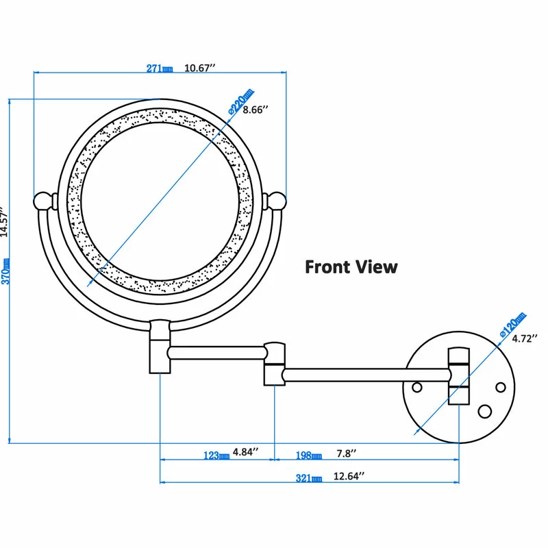 Budget โ Royal Purple Bath Kitchen 20.83-in. W Magnifying Mirror RPBK-557 ๐ 2 Budget โ Royal Purple Bath Kitchen 20.83-in. W Magnifying Mirror RPBK-557 ๐ - Image 2
