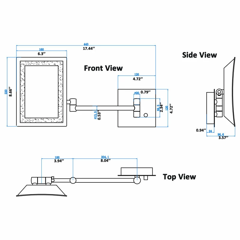 Deals ๐ Royal Purple Bath Kitchen 17.44-in. W Magnifying Mirror RPBK-20276 ๐ฏ 2 Deals ๐ Royal Purple Bath Kitchen 17.44-in. W Magnifying Mirror RPBK-20276 ๐ฏ - Image 2