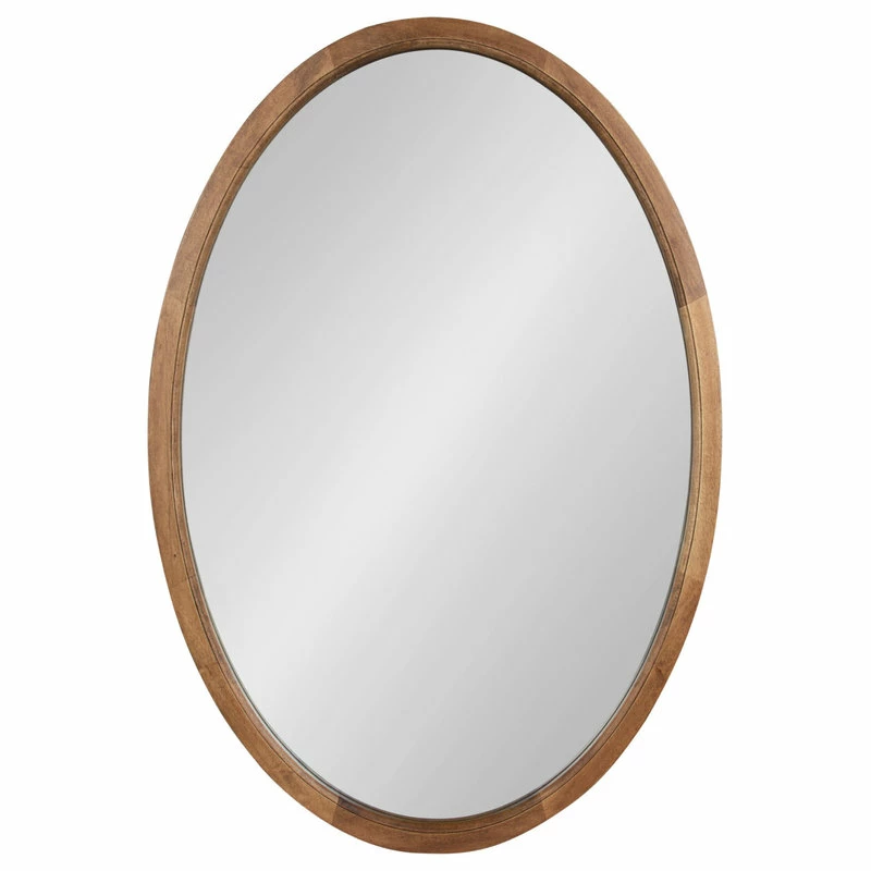 Discount โญ Uniek Hogan Oval Framed Wall Mirror, Rustic Brown 24x36 ๐ 2 Discount โญ Uniek Hogan Oval Framed Wall Mirror, Rustic Brown 24x36 ๐ - Image 2