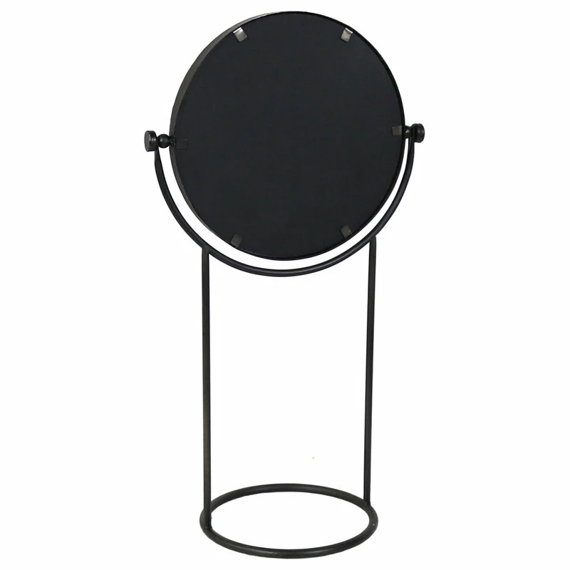 Buy ๐ Benzara, Woodland Imprts, The Urban Port Round Metal Frame Swiveling Mirror, Black ๐ฅฐ 2 Buy ๐ Benzara, Woodland Imprts, The Urban Port Round Metal Frame Swiveling Mirror, Black ๐ฅฐ - Image 2