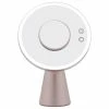 Wholesale 😉 Impressions Vanity Company Luna Makeup Mirror And Night Lamp With Bluetooth Speakers, Rose Gold 🛒