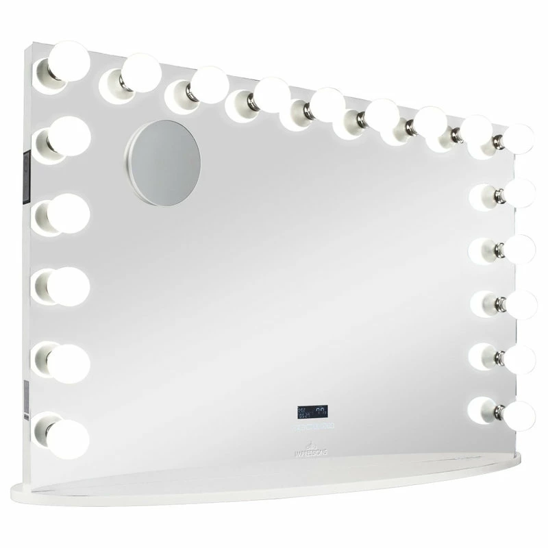 Brand new ❤️ Impressions Vanity Company Hollywood Premiere Pro Max Vanity Mirror With Bluetooth, White 🥰 1 Brand new ❤️ Impressions Vanity Company Hollywood Premiere Pro Max Vanity Mirror With Bluetooth, White 🥰