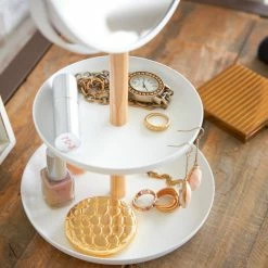 Hot Sale 🤩 Yamazaki Home Jewelry Organizer With Mirror, Steel And Wood, Holds 8.8 Lbs 😉 -bathroom mirrors Shop 6e817f6e025ad9fa 2590 w800 h800 b0 p0