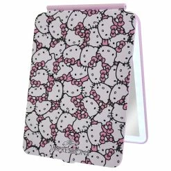 Hot Sale ✔️ Impressions Vanity Company Hello Kitty (White/Pink) Touch Pad Mini Tri-Tone LED Makeup Mirror 🌟