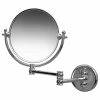 Promo 🤩 Valsan Bathrooms Classic Wall Mounted Mirror With 3-Times Magnification, Polished Nickel 👏