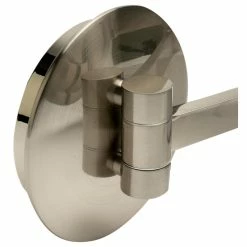 Top 10 😉 Alfi Trade ALFI ABM9WLED-BN Brushed Nickel Wall Mount 9" 5x Magnifying Mirror With Light 😉 -bathroom mirrors Shop 7661b0510cb76199 5904 w800 h800 b1 p0