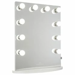 Coupon ⌛ Impressions Vanity Company Hollywood Premiere Slim Vanity Mirror, White 🎁