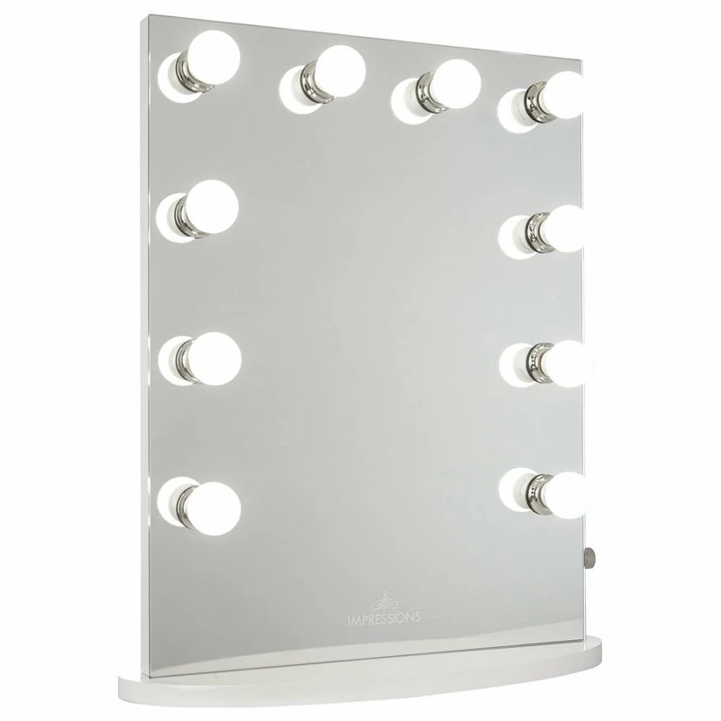 Coupon ⌛ Impressions Vanity Company Hollywood Premiere Slim Vanity Mirror, White 🎁 1 Coupon ⌛ Impressions Vanity Company Hollywood Premiere Slim Vanity Mirror, White 🎁