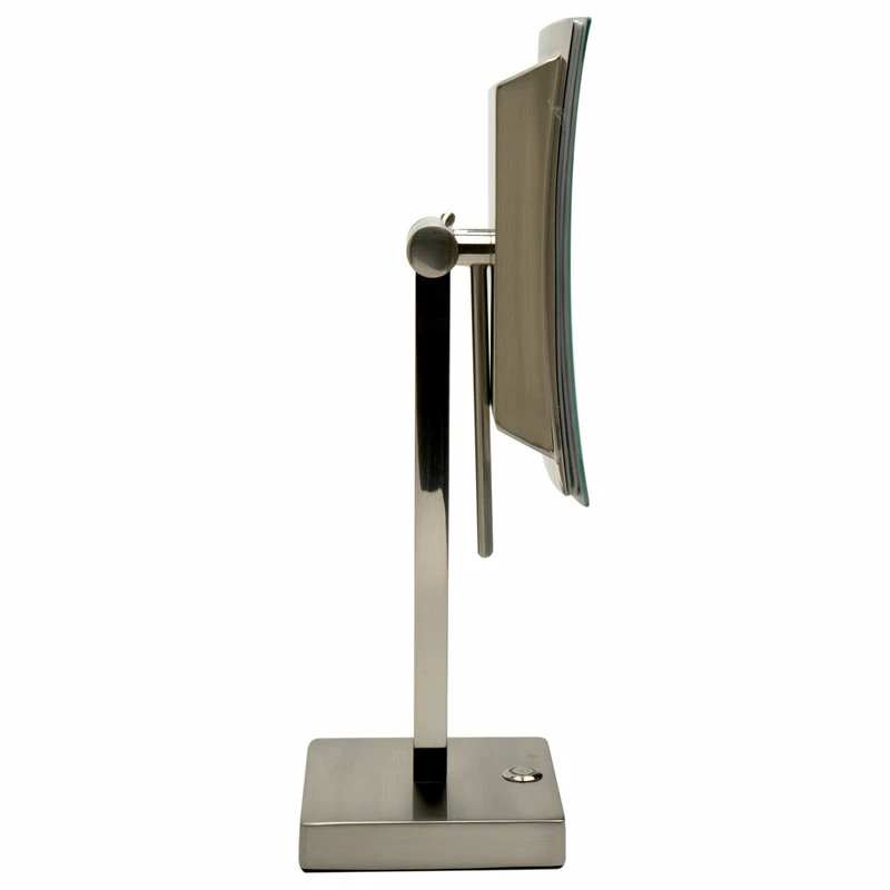 Brand new 𧨠Alfi Trade ALFI Brand ABM8FLED-BN Brushed Nickel Tabletop Square 8" Mirror With Light π 3 Brand new 𧨠Alfi Trade ALFI Brand ABM8FLED-BN Brushed Nickel Tabletop Square 8" Mirror With Light π - Image 3